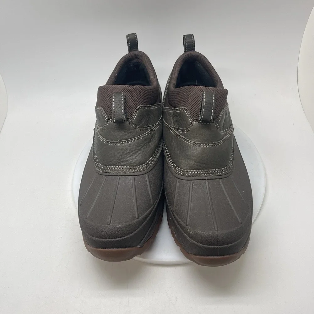 LL Bean Storm Chaser Tek 2.5 Mens 13M Brown Slip On Rubber Low Duck Boots 507173